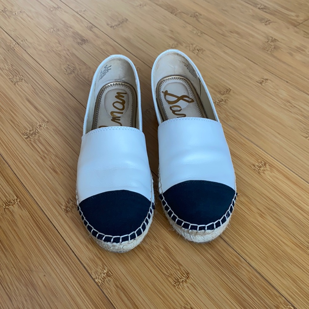 White espadrilles